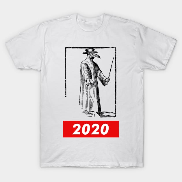 2020 Plague Doctor T-Shirt by DankFutura